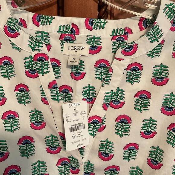 J. Crew Printed Top - Picture 5 of 5